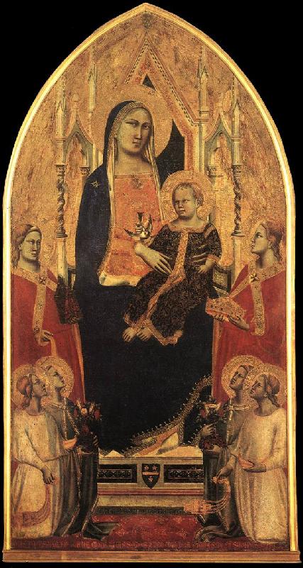 GADDI, Taddeo Madonna and Child Enthroned with Angels and Saints sd